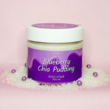 СКРАБ ДЛЯ ТЕЛА CHAMBERY "BLUEBERRY CHIA PUDDING", 300ML