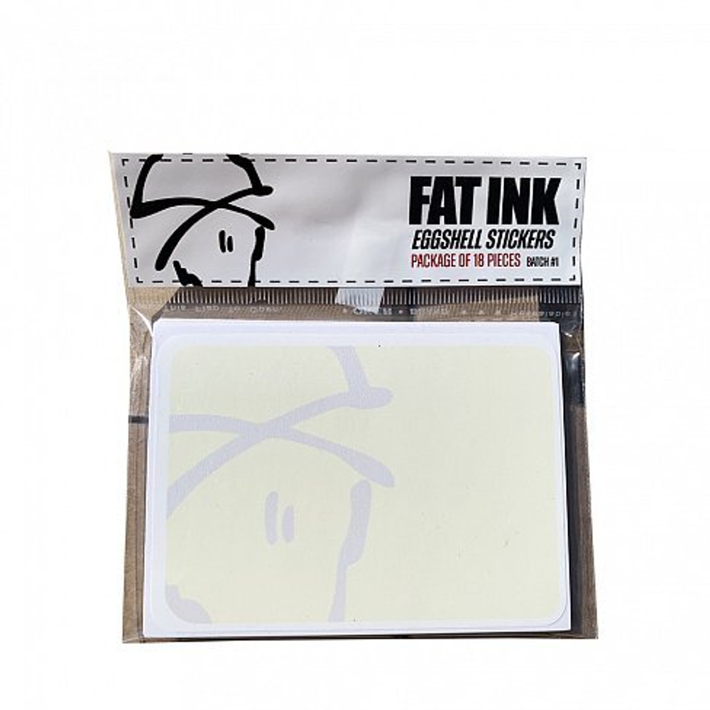 Набор стикеров FAT INK Eggshell 18шт #7