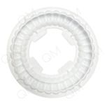 Форма для выпечки и муссовых десертов 23,5 х 3,5 см "Начинка. Рулет" (белый)