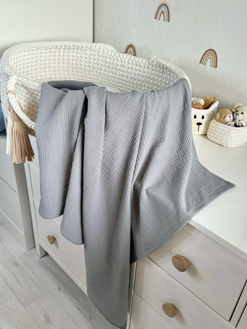 Муслиновый плед Gray