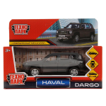 Модель ин. мет. "Haval Dargo" 12см, дв, багаж, темно-серый, в коробка DARGO-12-GY (Технопарк)