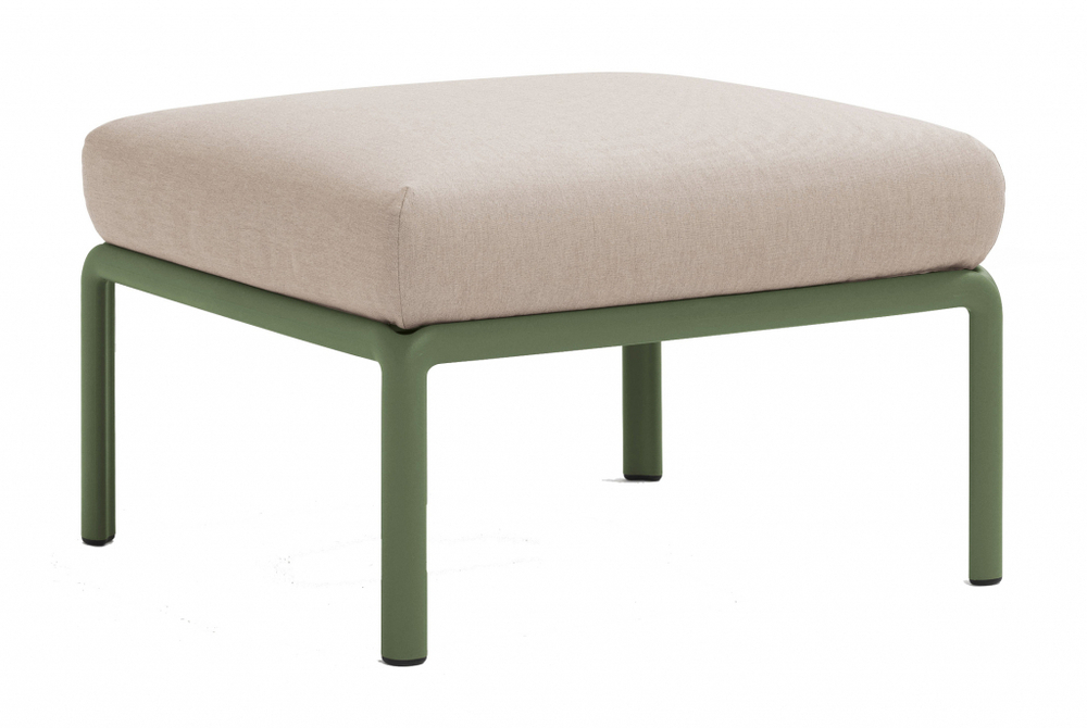 Пуф пластиковый с подушкой Nardi Komodo Pouf, агава, холст