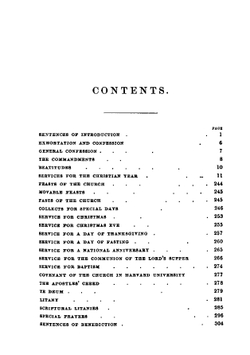 A Service-book for Public Worship | Harvard University Chapel