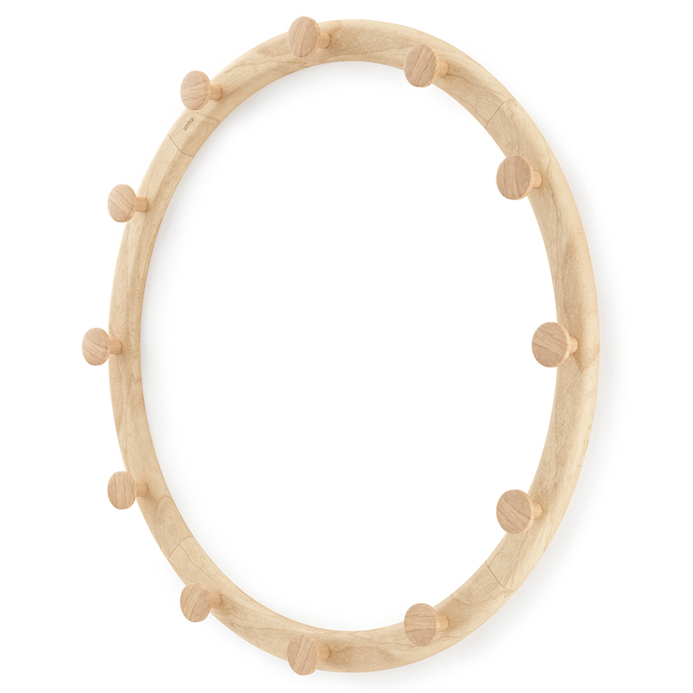 Вешалка настенная Slinka, натуральное дерево