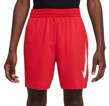 Детские теннисные шорты Nike Dri-Fit Multi+ Graphic Training - university red/white/white