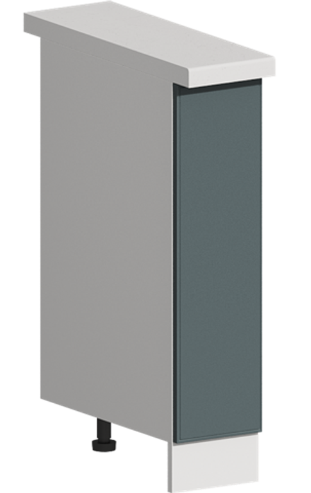 Кухня Модуль ШН 200 Белый / Бирюзовая мята