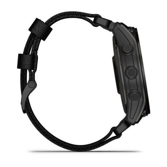 Умные часы Garmin Tactix 7 Amoled edition, черный нейлоновый ремешок