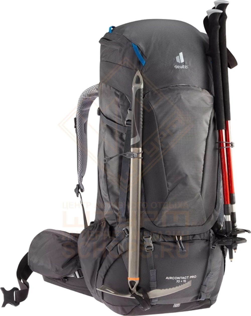 Рюкзак Deuter Aircontact Pro 70+15, Graphite/Black