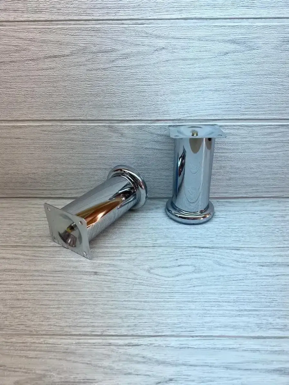 Ножки для дивана хром 120 мм комплект 4 шт