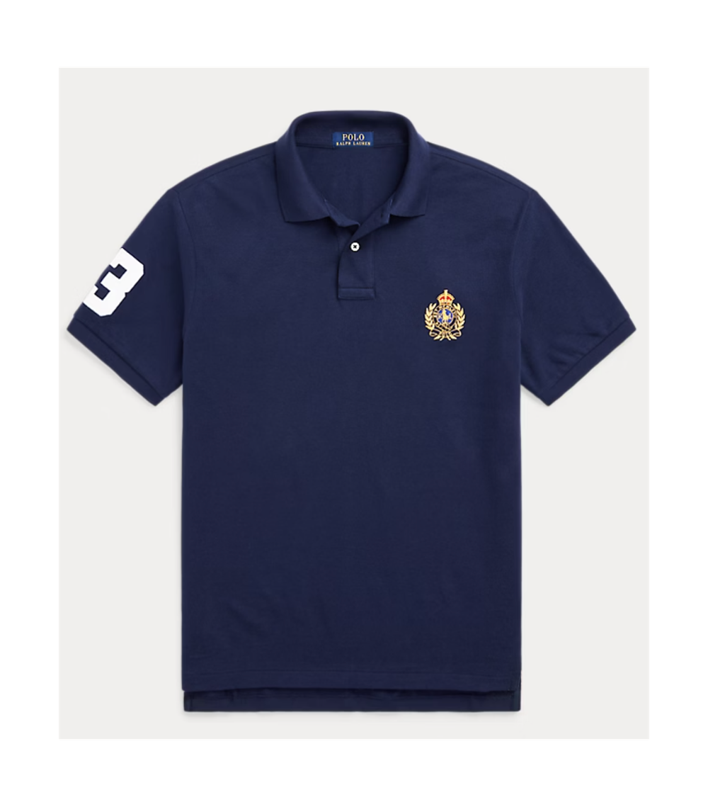 Рубашка-поло Classic Fit Triple-Pony Mesh Polo Ralph Lauren