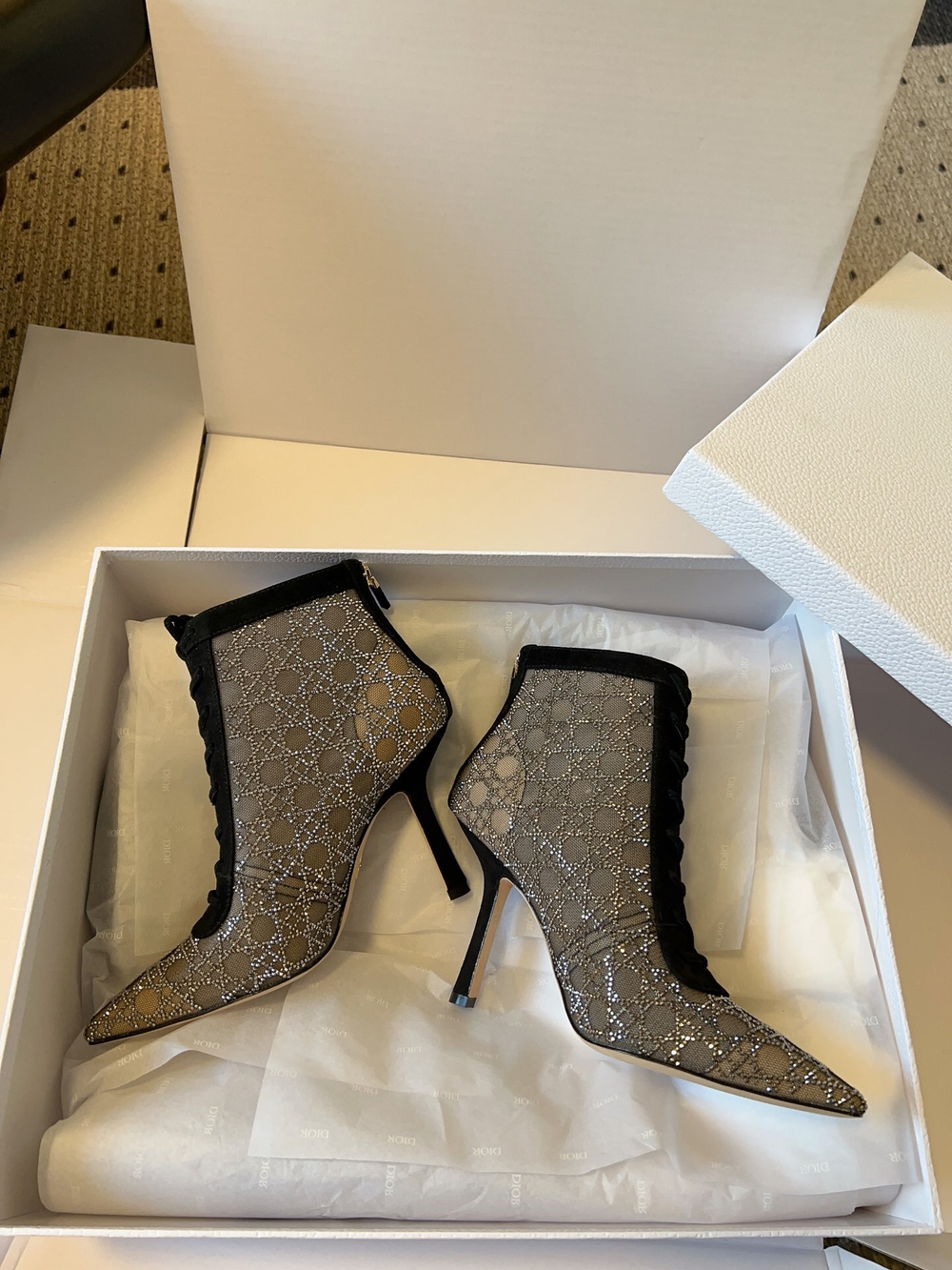 Christian Dior Heeled Ankle Boot (2 colors)