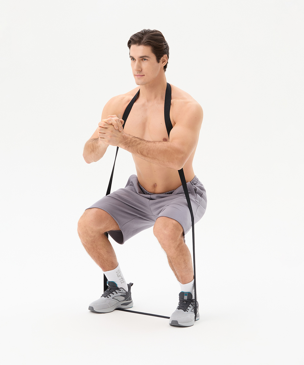 Эспандеры для кроссфита STARFIT ES-205, высокая нагрузка, текстиль, черный