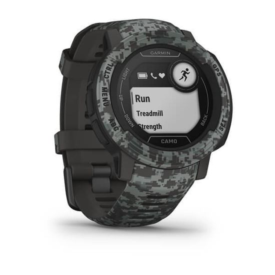 Спортивные прочные часы Garmin Instinct 2, Camo Edition, Graphite Camo, 010-02626-03