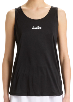 Женский топ теннисный Diadora L. Core Tank W - black