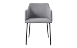 Стул C-961 серый/матовый черный