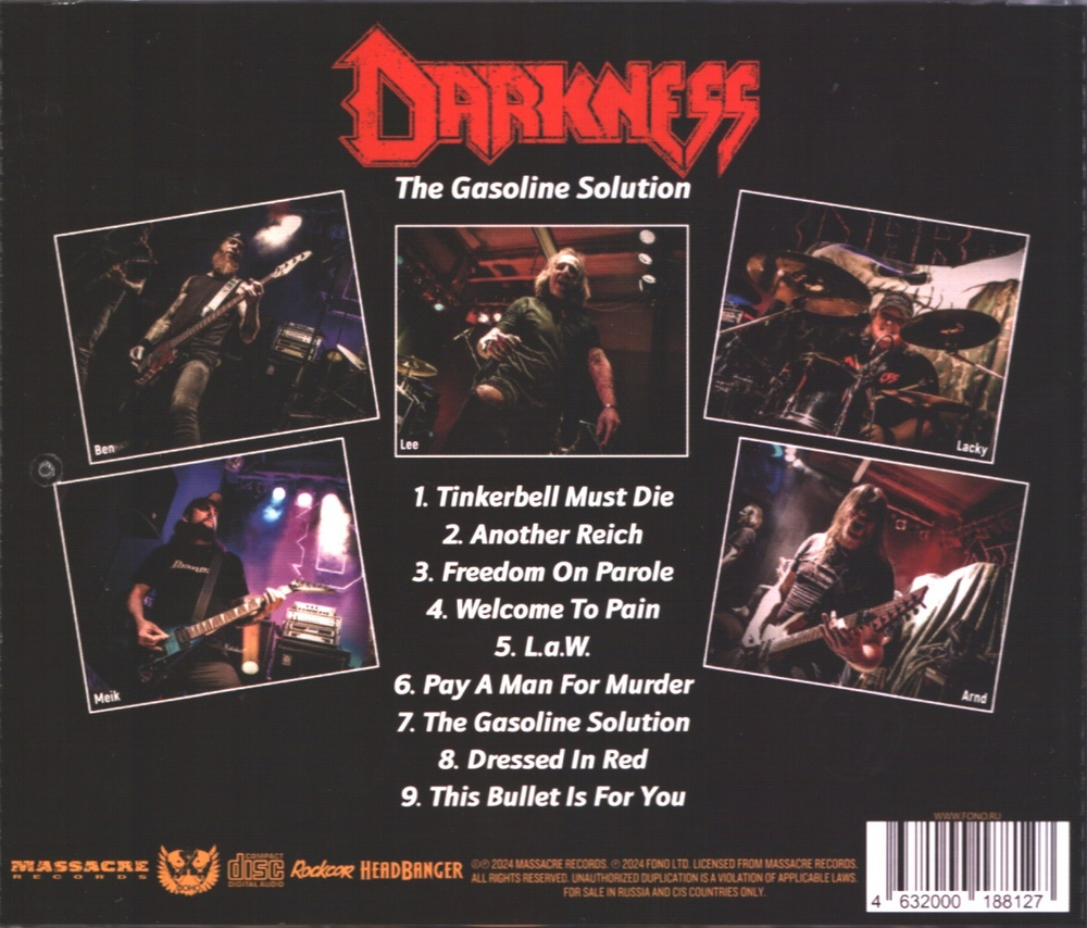 Darkness / The Gasoline Solution (RU)(CD)