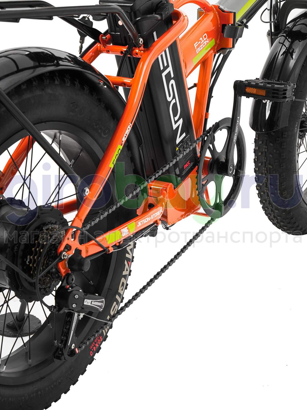 Электровелосипед Jetson F20 BIZON (48V/13Ah) - Серо-оранжевый фото №21