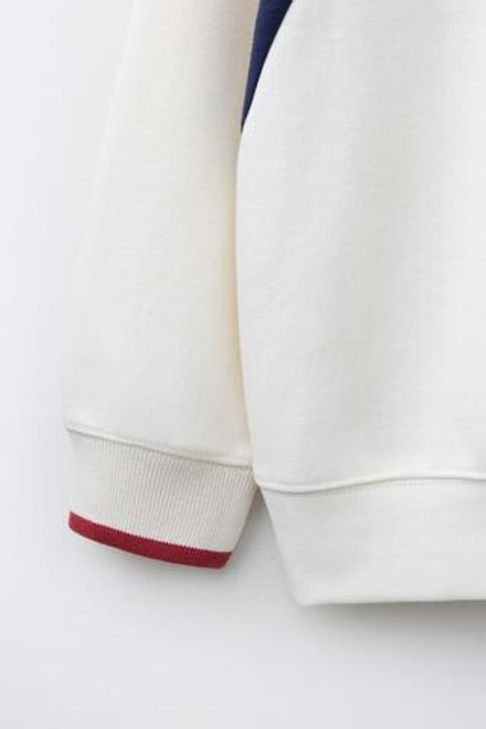 ZARA ТОЛСТОВКА С ЛОГОТИПОМ PSG ®, ЭКРЮ