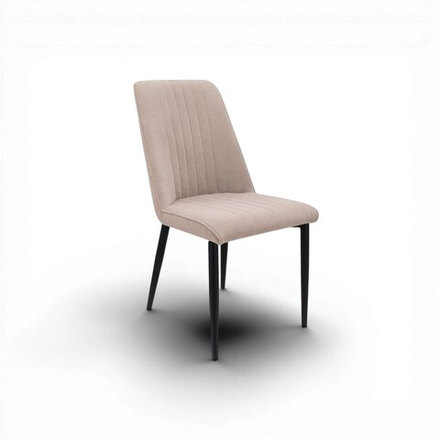 Стул "Софт" арт. 317B03B, велюр Бренди В03, ножки черные