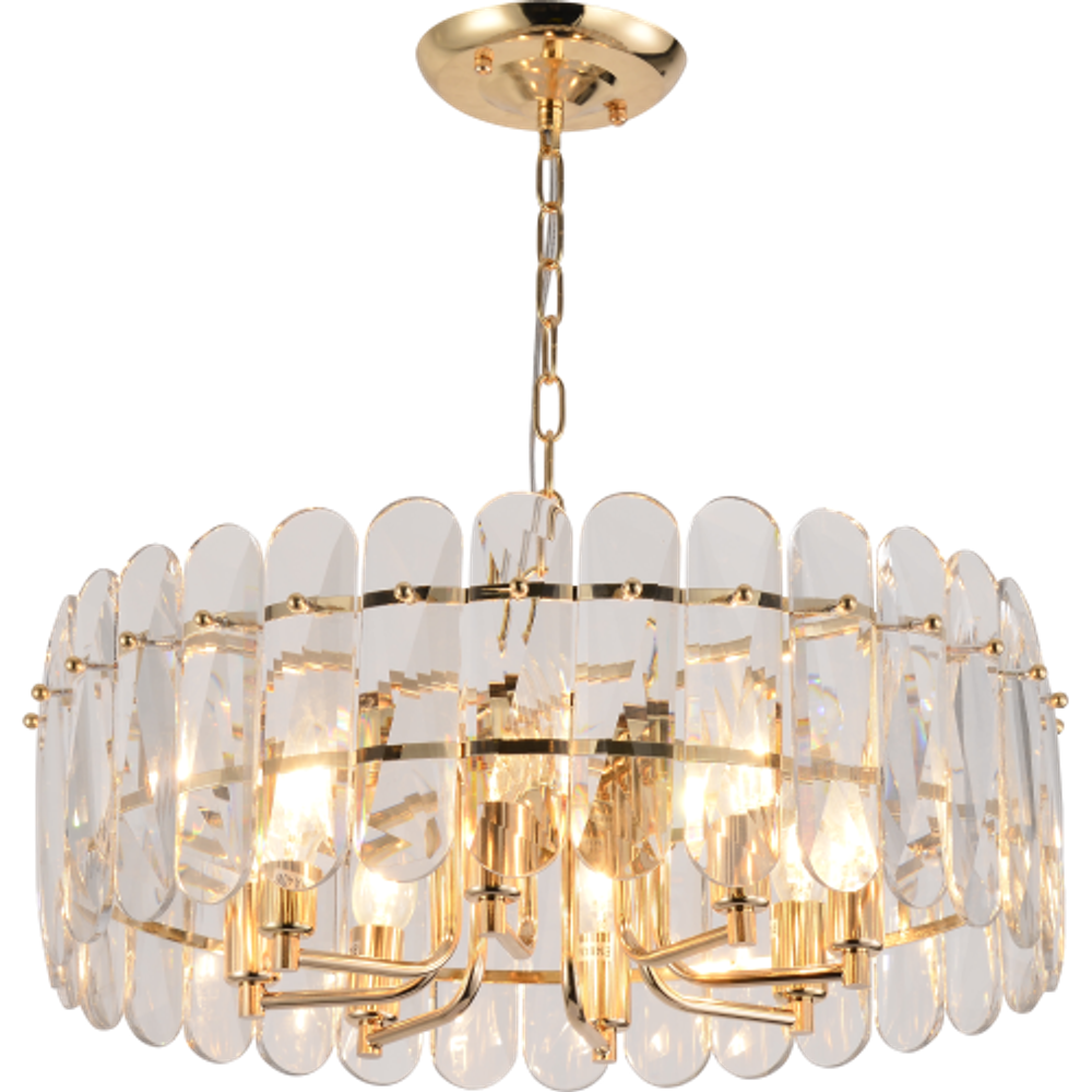 Люстра Rivoli Janice 1044-308 8 х Е14 40 Вт хрусталь