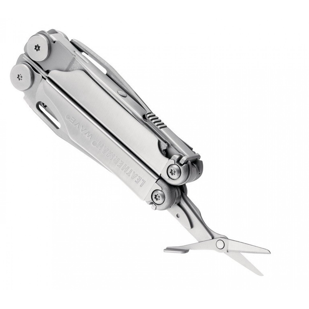 Мультитул Leatherman Wave Plus, 18 функций, стальной, нейлоновый чехол