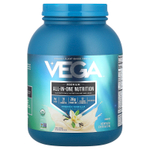 Vega, органический растительный протеин, комплекс питательных веществ премиального качества, французская ваниль, 1,6 кг (3 фунта 10,1 унции)