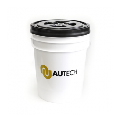 Autech Ведро для мойки автомобиля с крышкой и пескоотделителем (белое) Au-1052