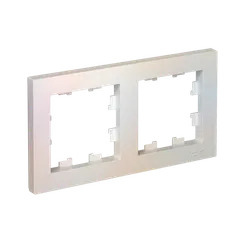 Рамка 2-м AtlasDesign универс. жемчуж. SE ATN000402