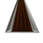 Алюминиевая противоскользящая накладка на ступени с резиновой вставкой