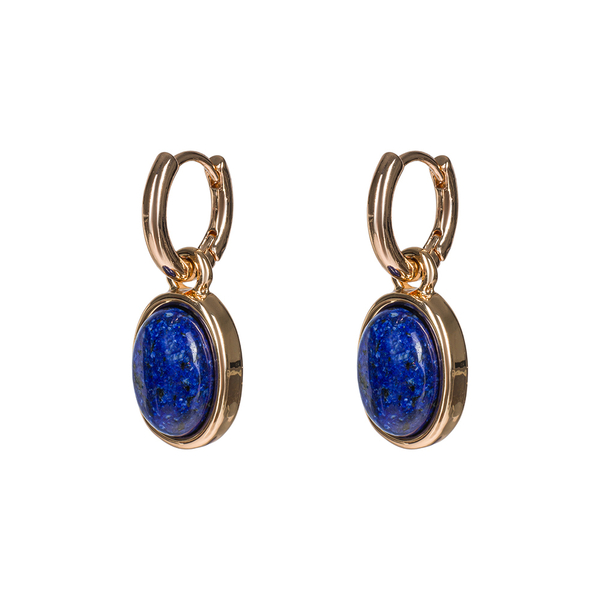 Серьги Fiore Luna NATURAL LAPIS LE1200 BL/G