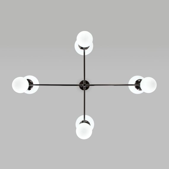 Подвесная люстра Eurosvet Bubble 30182/8 черный жемчуг