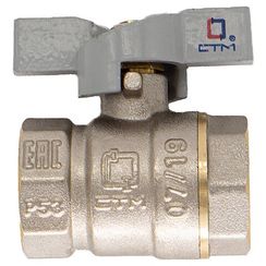 Кран шар. для воды 1/2 г/г бабочка CTM СТАНДАРТ CWFFB012