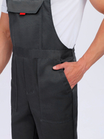 Костюм Флофт-2 Премиум СОП У. (тк.Смесовая,240) п/к, т.серый/серый/красный