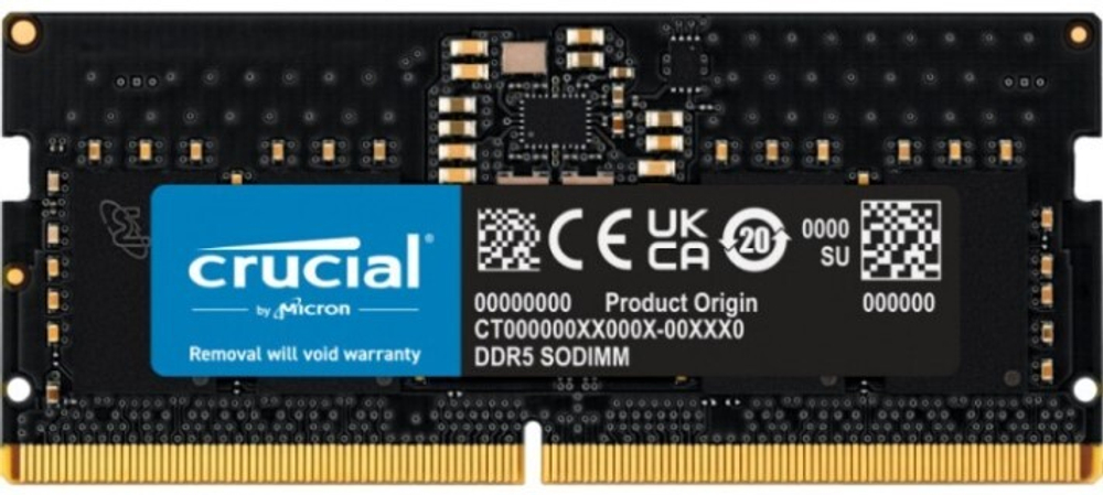 Модуль памяти SODIMM DDR5 8GB Crucial CT8G56C46S5