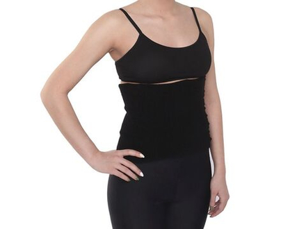 Пояс разогревочный INDIGO. Материал: флис. Размер: 29 см х 33 см. Цвет:  чёрный.