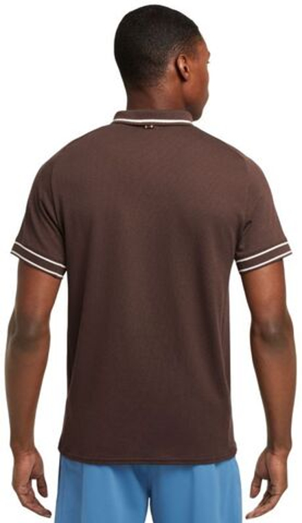 Теннисное поло Nike Court Heritage Tennis - Brown