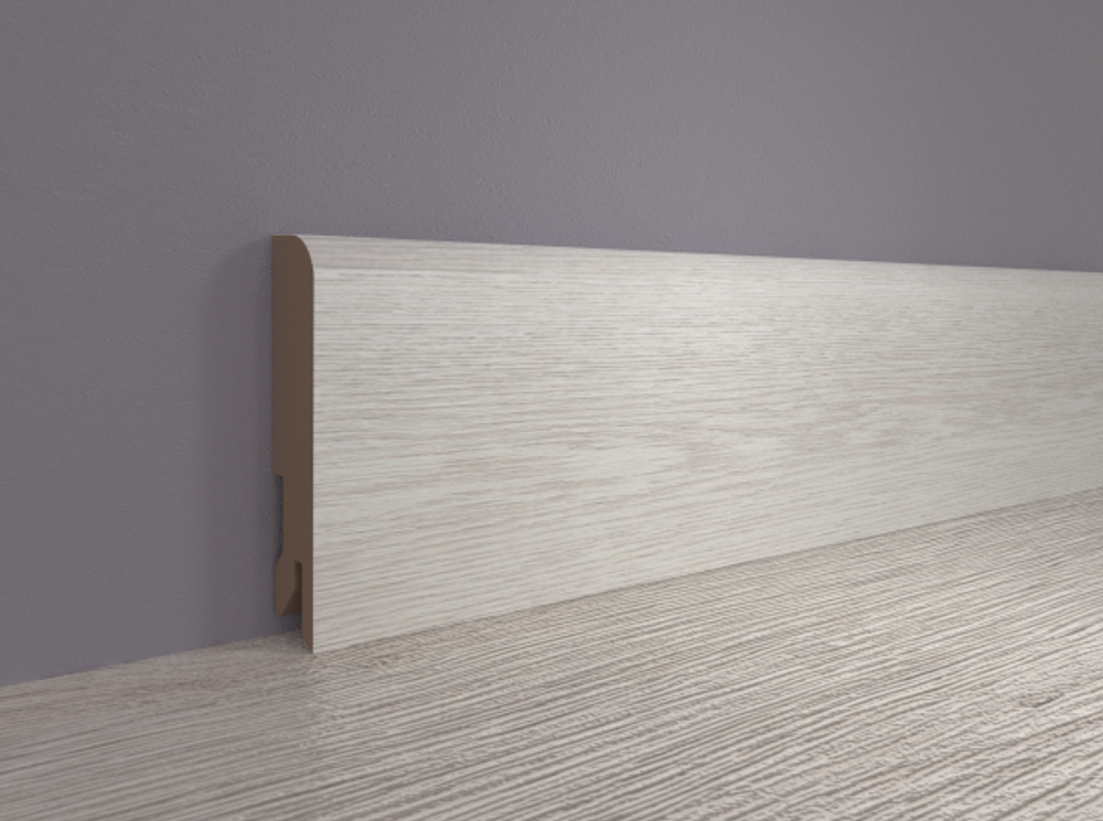 Плинтус МДФ ламинированный Лука Пл 80 МДФ.2400.24015 дуб оверленд 16x80х2400 мм