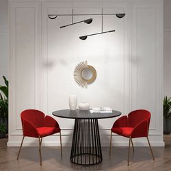 Зеркало настенное lys, 43х50,8 см, латунь