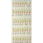 Мормышка фосфорная №02, крючок №12 (100 шт на плойке)