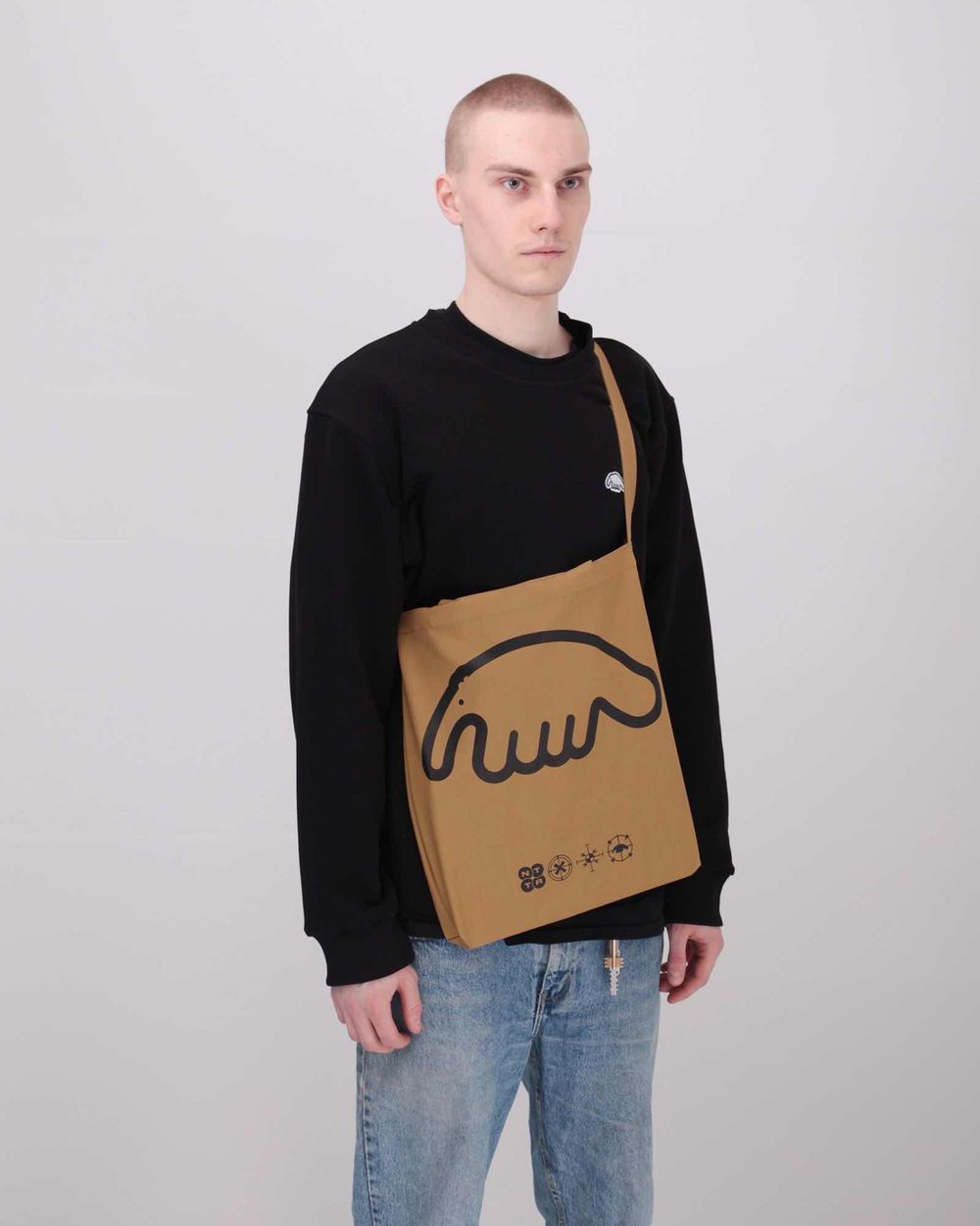 Шоппер Anteater Logo Горчичный