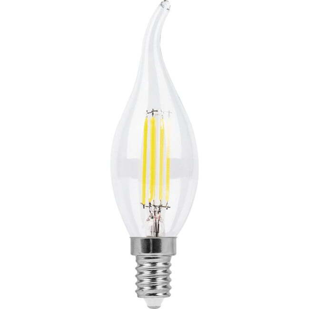 Лампа светодиодная.  11W  230V E14 2700K прозрачная. LB-714