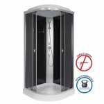 Душевая кабина Niagara Eco E80/13/TN 80х80 стекло тонированное/профиль хром