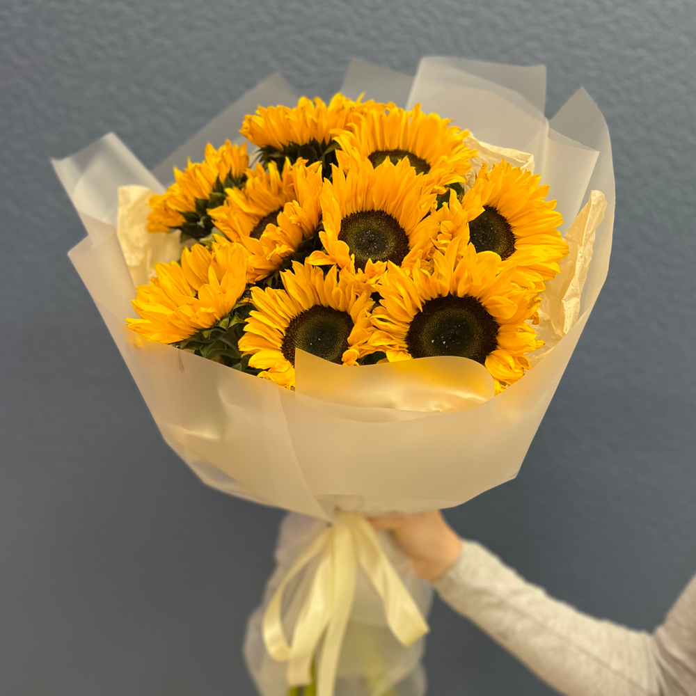 Букет из подсолнухов #17