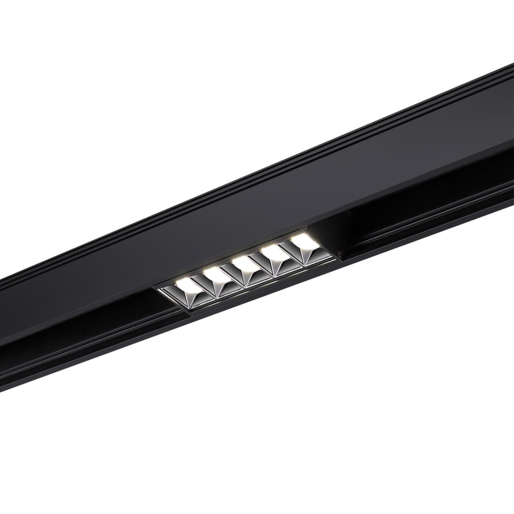 358523 SHINO NT21 082 черный Трековый светильник для низковольного шинопровода IP20 LED 4000K 10W 48V KIT