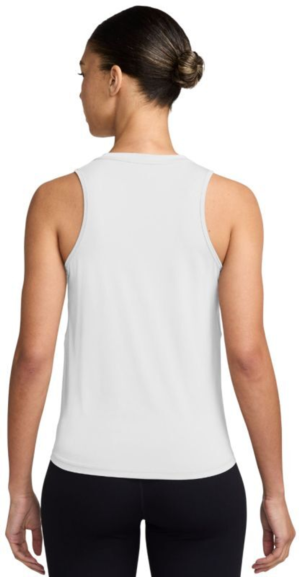 Женский теннисный топ Nike Dri-FIT Nike One Classic - белый/черный