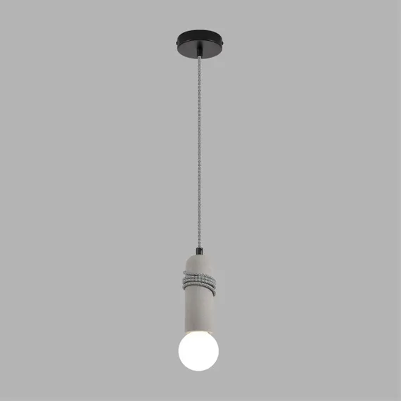 8365/1A ECO LN26 330 черный/серый, металл/бетон Подвес E27 LED 10W 220V TESLA