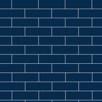 Плитка облицовочная Kerama Marazzi Баттерфляй синяя глянцевая 285х85х9 мм (42 шт.=1,02 кв.м)