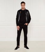 Кожаные кроссовки kapri Karl Lagerfeld - черный(KL52511A)