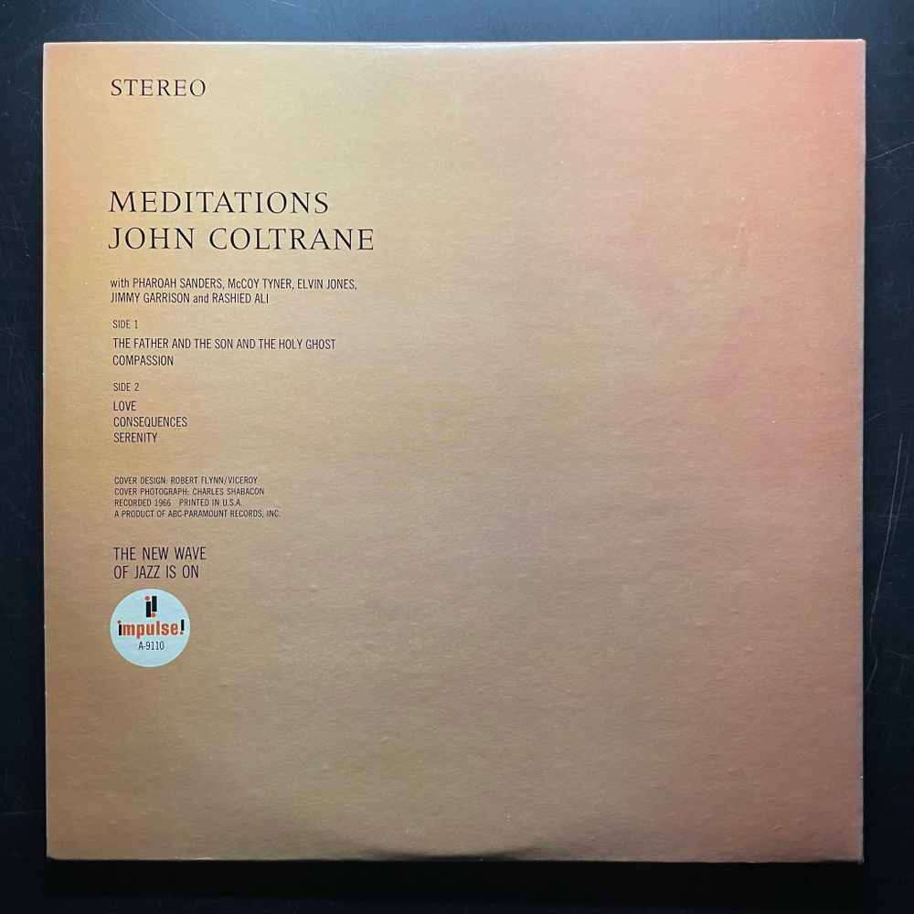 John Coltrane ‎– Meditations (США 1972г.)