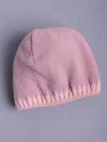 Шапка для девочки зимняя вязаная с помпоном